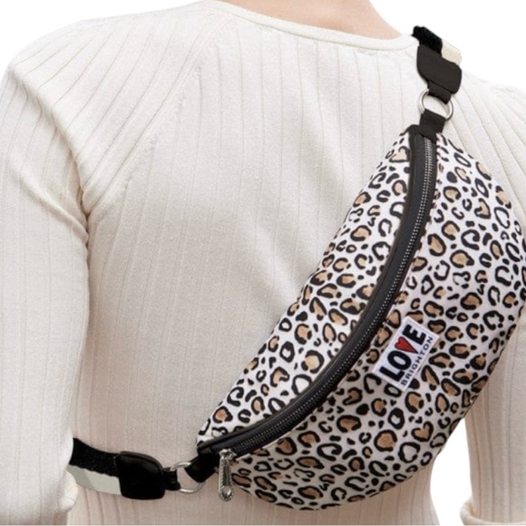 NWT Brighton Leopard Print Crossbody Belt Bag Fanny Pack - Picture 4 of 5